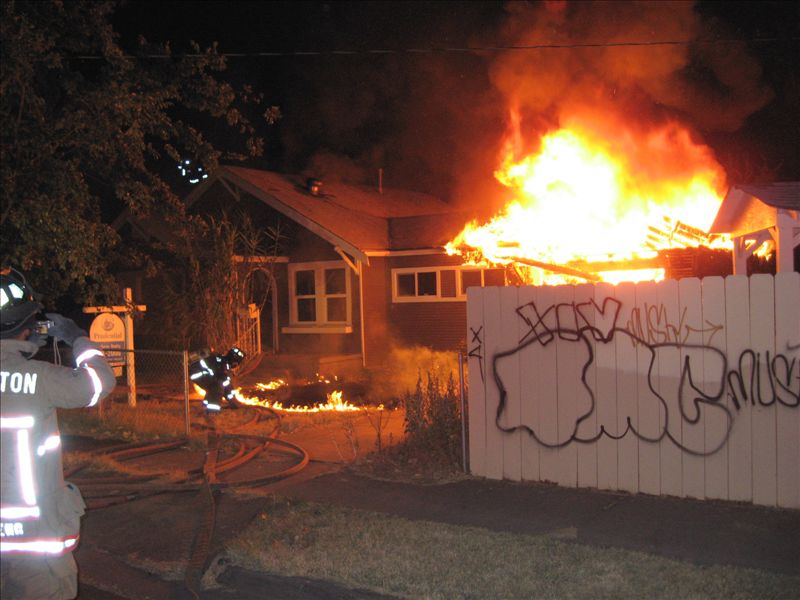 Structure fire — Stockton FD