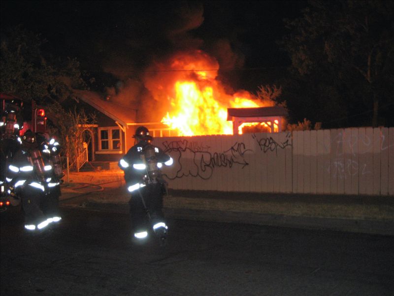 Stockton firefighters on scene